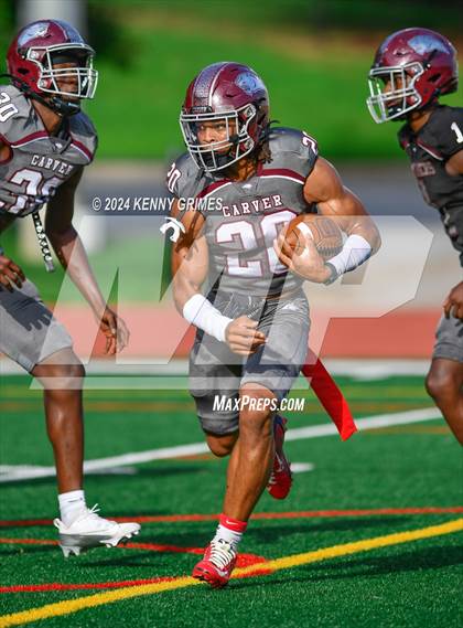 Thumbnail 2 in Carver, Atl. vs Cedar Grove (Scrimmage) photogallery.