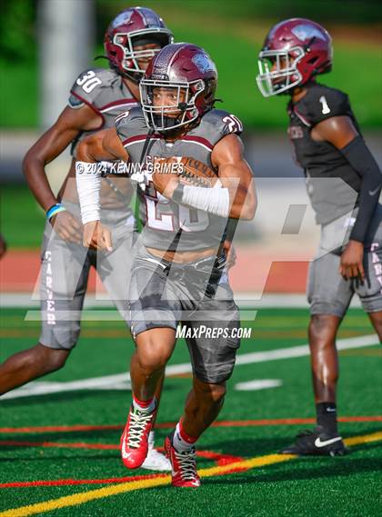 Thumbnail 3 in Carver, Atl. vs Cedar Grove (Scrimmage) photogallery.