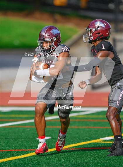 Thumbnail 3 in Carver, Atl. vs Cedar Grove (Scrimmage) photogallery.