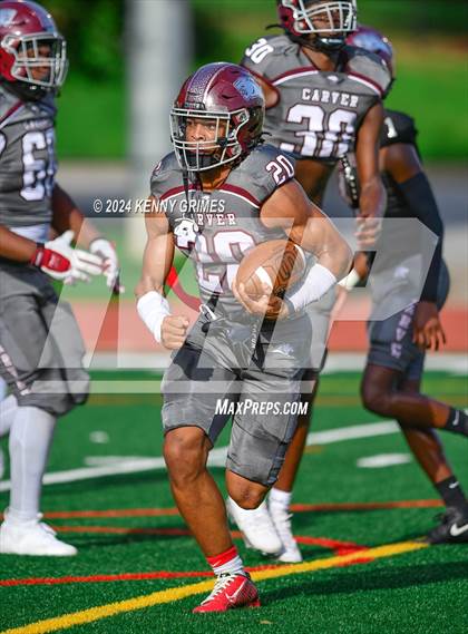 Thumbnail 1 in Carver, Atl. vs Cedar Grove (Scrimmage) photogallery.