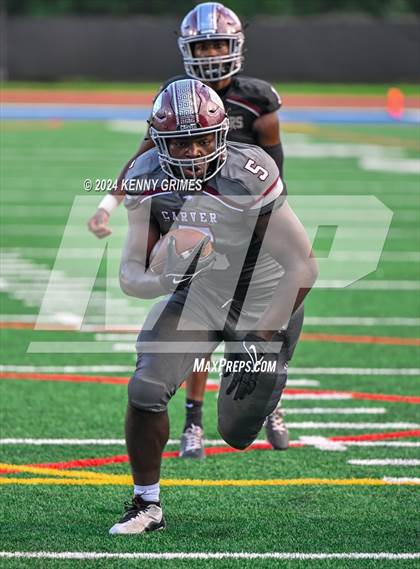 Thumbnail 3 in Carver, Atl. vs Cedar Grove (Scrimmage) photogallery.