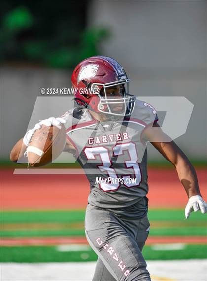 Thumbnail 2 in Carver, Atl. vs Cedar Grove (Scrimmage) photogallery.