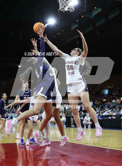 Thumbnail 1 in Mullen vs. Cherokee Trail (CHSAA 6A Great 8) photogallery.