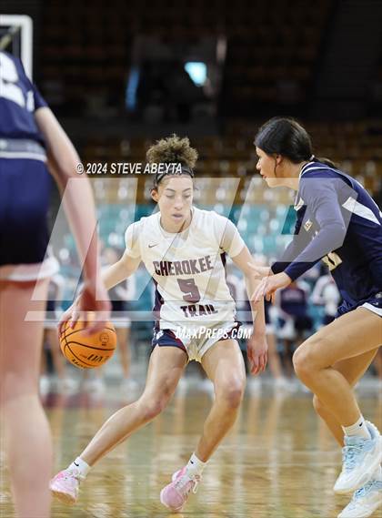 Thumbnail 1 in Mullen vs. Cherokee Trail (CHSAA 6A Great 8) photogallery.