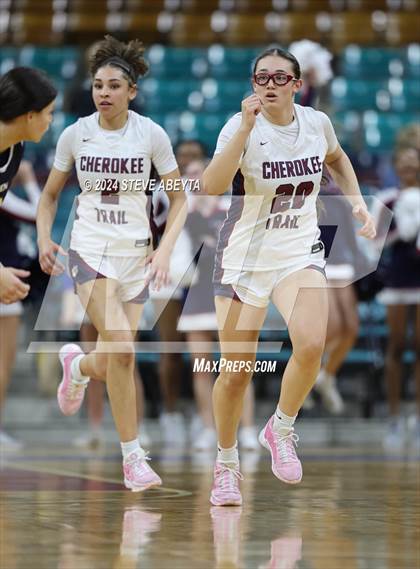 Thumbnail 1 in Mullen vs. Cherokee Trail (CHSAA 6A Great 8) photogallery.