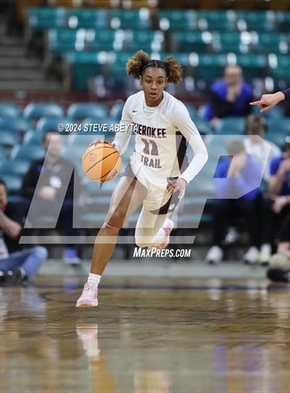 Thumbnail 3 in Mullen vs. Cherokee Trail (CHSAA 6A Great 8) photogallery.