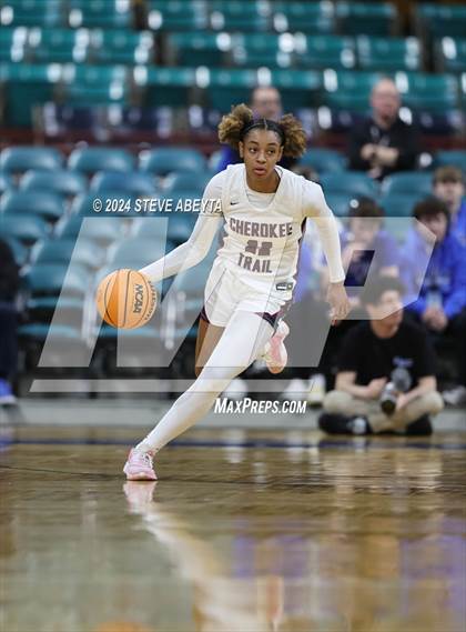 Thumbnail 1 in Mullen vs. Cherokee Trail (CHSAA 6A Great 8) photogallery.