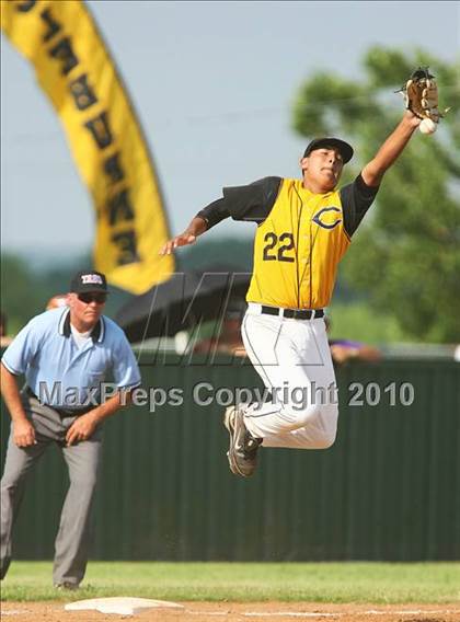 Thumbnail 2 in Cleburne vs Rockwall-Heath (Texas 4A Region ll Playoffs) photogallery.