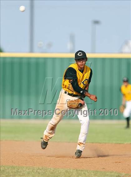 Thumbnail 2 in Cleburne vs Rockwall-Heath (Texas 4A Region ll Playoffs) photogallery.