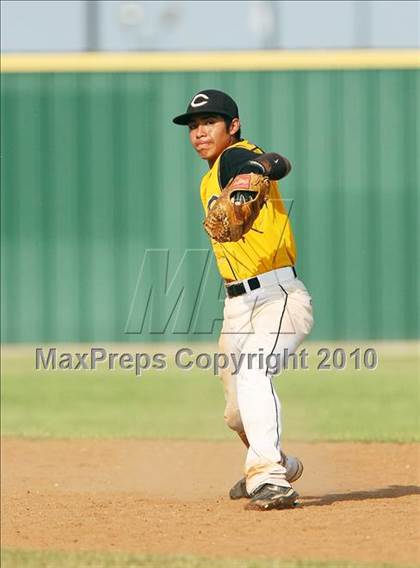 Thumbnail 1 in Cleburne vs Rockwall-Heath (Texas 4A Region ll Playoffs) photogallery.