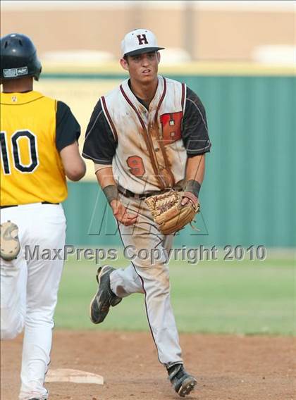 Thumbnail 2 in Cleburne vs Rockwall-Heath (Texas 4A Region ll Playoffs) photogallery.