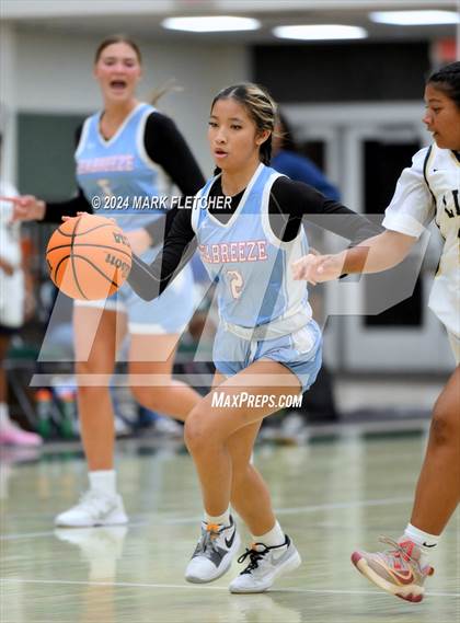 Thumbnail 2 in Seabreeze vs Calvary Christian Academy (Flagler-Palm Coast Bulldog Tipoff) photogallery.