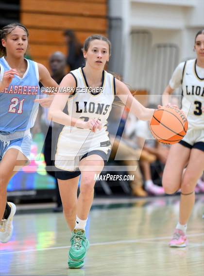 Thumbnail 2 in Seabreeze vs Calvary Christian Academy (Flagler-Palm Coast Bulldog Tipoff) photogallery.