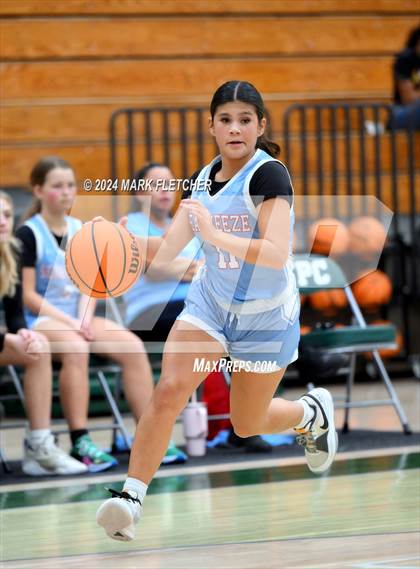 Thumbnail 2 in Seabreeze vs Calvary Christian Academy (Flagler-Palm Coast Bulldog Tipoff) photogallery.