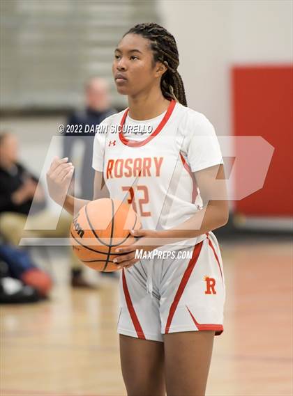 Thumbnail 2 in Rosary Academy vs. Bellarmine Prep (NIKE Tournament of Champions) photogallery.