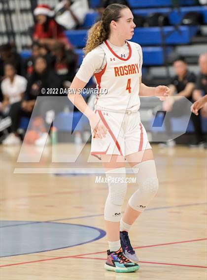 Thumbnail 2 in Rosary Academy vs. Bellarmine Prep (NIKE Tournament of Champions) photogallery.