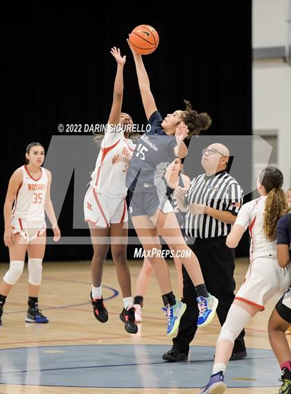 Thumbnail 2 in Rosary Academy vs. Bellarmine Prep (NIKE Tournament of Champions) photogallery.