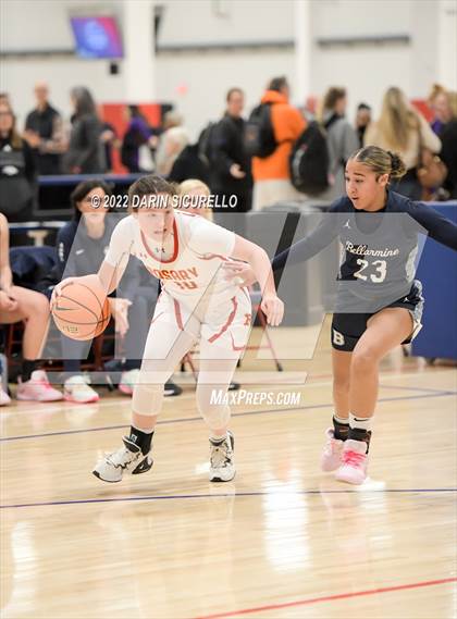 Thumbnail 3 in Rosary Academy vs. Bellarmine Prep (NIKE Tournament of Champions) photogallery.