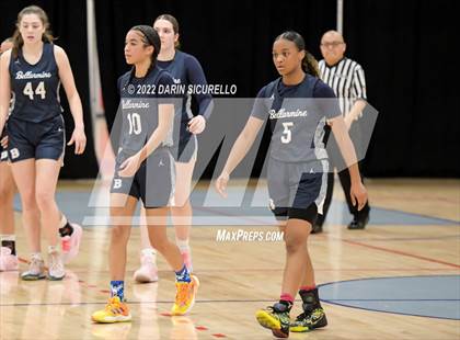 Thumbnail 2 in Rosary Academy vs. Bellarmine Prep (NIKE Tournament of Champions) photogallery.