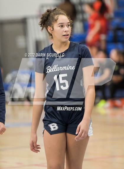 Thumbnail 3 in Rosary Academy vs. Bellarmine Prep (NIKE Tournament of Champions) photogallery.