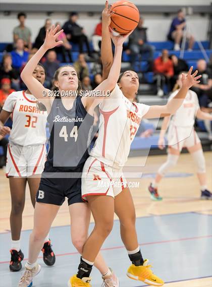 Thumbnail 1 in Rosary Academy vs. Bellarmine Prep (NIKE Tournament of Champions) photogallery.