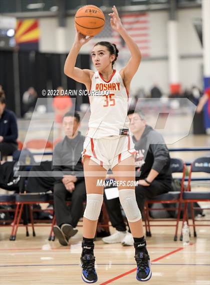 Thumbnail 1 in Rosary Academy vs. Bellarmine Prep (NIKE Tournament of Champions) photogallery.