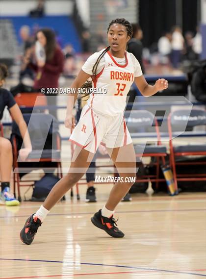 Thumbnail 3 in Rosary Academy vs. Bellarmine Prep (NIKE Tournament of Champions) photogallery.