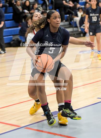 Thumbnail 2 in Rosary Academy vs. Bellarmine Prep (NIKE Tournament of Champions) photogallery.