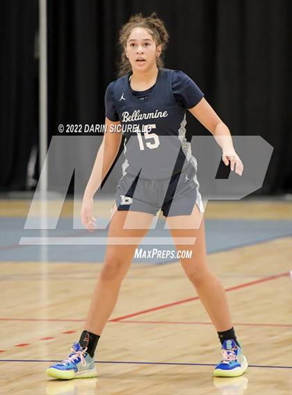 Thumbnail 1 in Rosary Academy vs. Bellarmine Prep (NIKE Tournament of Champions) photogallery.