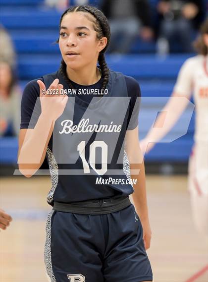 Thumbnail 2 in Rosary Academy vs. Bellarmine Prep (NIKE Tournament of Champions) photogallery.