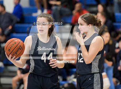 Thumbnail 1 in Rosary Academy vs. Bellarmine Prep (NIKE Tournament of Champions) photogallery.
