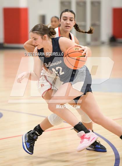Thumbnail 3 in Rosary Academy vs. Bellarmine Prep (NIKE Tournament of Champions) photogallery.