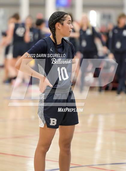 Thumbnail 2 in Rosary Academy vs. Bellarmine Prep (NIKE Tournament of Champions) photogallery.
