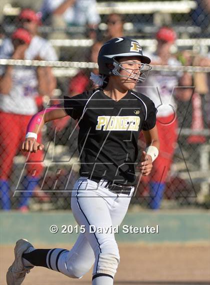 Thumbnail 1 in Pioneer vs. East Union (CIF SJS D3 Final) photogallery.