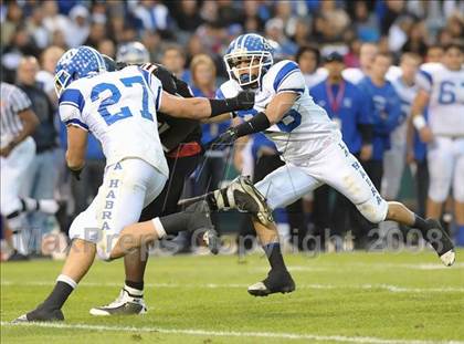 Thumbnail 2 in La Habra vs Tustin (CIF SS Southwest Championship) photogallery.