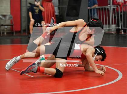 Thumbnail 1 in Ayala vs Santa Paula (CIF Southern Section Wrestling Championships) photogallery.