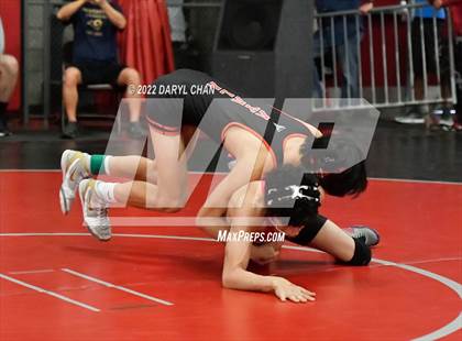 Thumbnail 2 in Ayala vs Santa Paula (CIF Southern Section Wrestling Championships) photogallery.