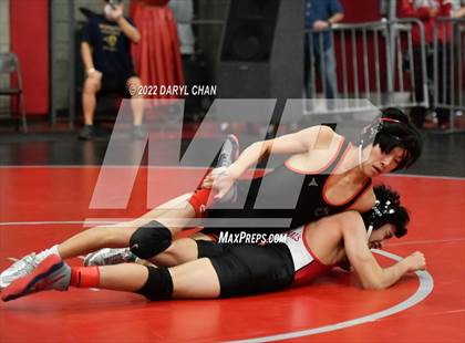 Thumbnail 3 in Ayala vs Santa Paula (CIF Southern Section Wrestling Championships) photogallery.