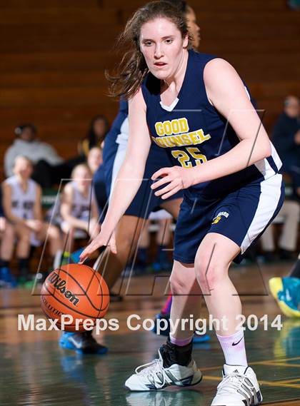 Thumbnail 1 in Mount Mercy Academy vs Our Lady Good Counsel (NYSCHSAA Class  B Final) photogallery.