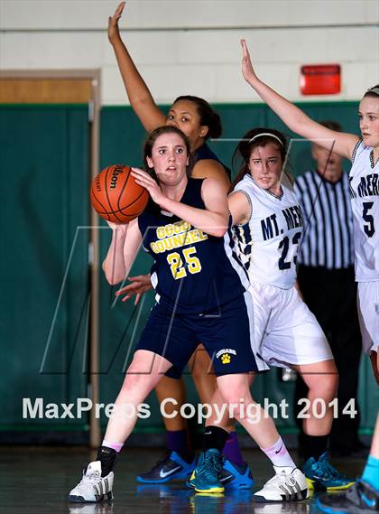 Thumbnail 1 in Mount Mercy Academy vs Our Lady Good Counsel (NYSCHSAA Class  B Final) photogallery.