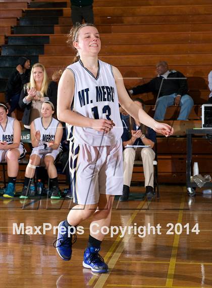Thumbnail 2 in Mount Mercy Academy vs Our Lady Good Counsel (NYSCHSAA Class  B Final) photogallery.