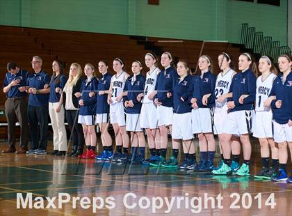 Thumbnail 2 in Mount Mercy Academy vs Our Lady Good Counsel (NYSCHSAA Class  B Final) photogallery.