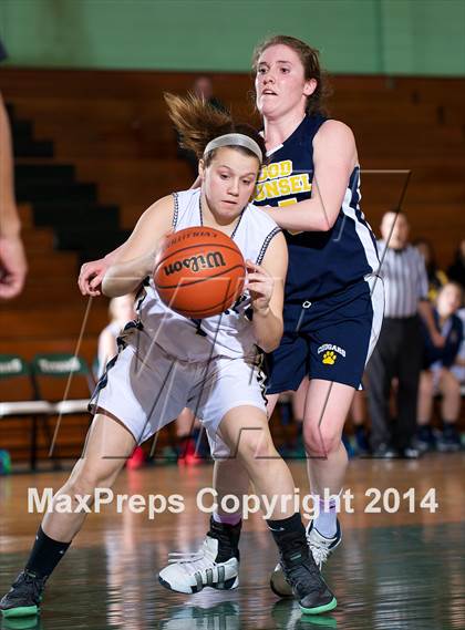 Thumbnail 2 in Mount Mercy Academy vs Our Lady Good Counsel (NYSCHSAA Class  B Final) photogallery.