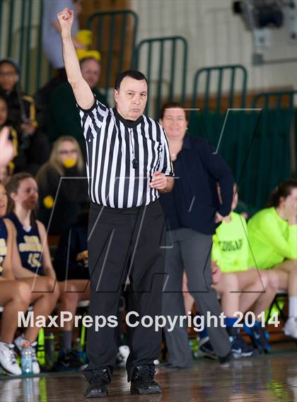 Thumbnail 2 in Mount Mercy Academy vs Our Lady Good Counsel (NYSCHSAA Class  B Final) photogallery.