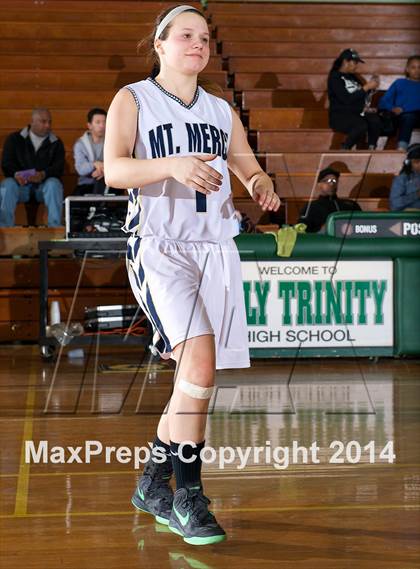 Thumbnail 3 in Mount Mercy Academy vs Our Lady Good Counsel (NYSCHSAA Class  B Final) photogallery.