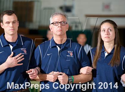 Thumbnail 1 in Mount Mercy Academy vs Our Lady Good Counsel (NYSCHSAA Class  B Final) photogallery.