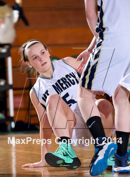 Thumbnail 3 in Mount Mercy Academy vs Our Lady Good Counsel (NYSCHSAA Class  B Final) photogallery.