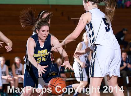 Thumbnail 3 in Mount Mercy Academy vs Our Lady Good Counsel (NYSCHSAA Class  B Final) photogallery.
