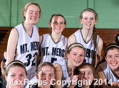 Thumbnail 3 in Mount Mercy Academy vs Our Lady Good Counsel (NYSCHSAA Class  B Final) photogallery.