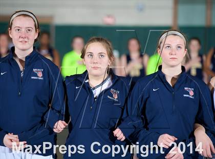 Thumbnail 3 in Mount Mercy Academy vs Our Lady Good Counsel (NYSCHSAA Class  B Final) photogallery.